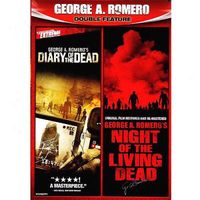 George A. Romero Double Feature: Night Of The Mode of life Entire / Diary Of The Dead (widescreen)