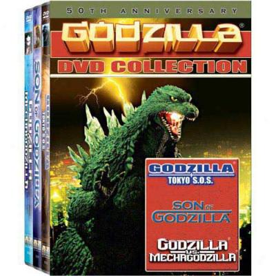 Godzilla 3 Pack: Godzilla: Tokyo Sos (2003) / Godzilla Vs. Mefhagodzilla (1974) / Son Of Godzilla (1967) (widescreen)