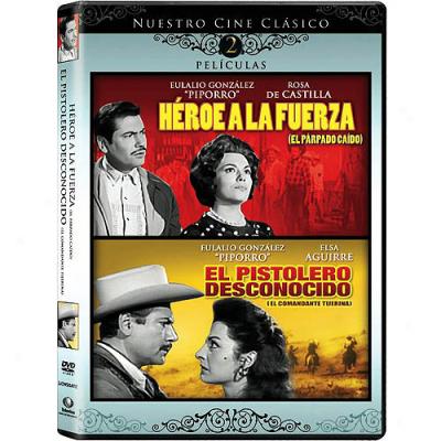 Heroe A La Fuerza / El Pistolero Desconicido Double Feature (spanish) (full Frame)