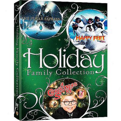 Holiday Family Collection: The Polar Express / Happy Feet / A Christmas Story (widescreen)