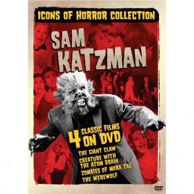 Idons Of Horror Collection - Sam Katzman: Giant Claw / Zombies Of Mora Tau / Creature With The Atom Brain / The Werewolf (fuil Frame, Widescreen)