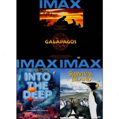 Imax Most of all Of Oceans Collection: Galapagos / Into The Deep / Survival Island (full Frame)