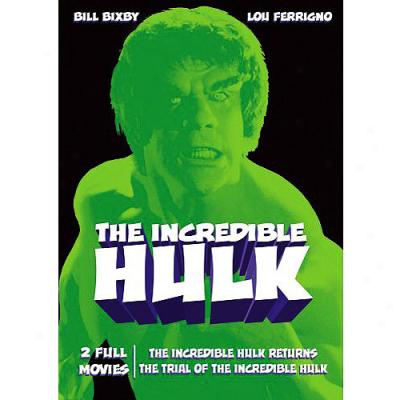 Incredible Hulk, The: The Incredible Hulk Returns / The Trial Of The Incredible Hulk (Increase twofold Feafure) (full Frame)