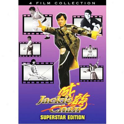 Jackie Chan 4 Film Collection: Jackie Chan - Invincible Fighter / Kung Fu Cook / The Old Master / Killer Meteors (Entire extent Frame)