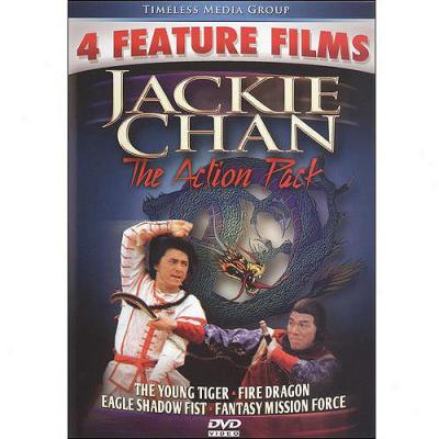 Jackie Chan: The Action Pack - The Young Tigee / Fire Dragon / Eagle Shadow Fist / Fantasy Mission Ravish