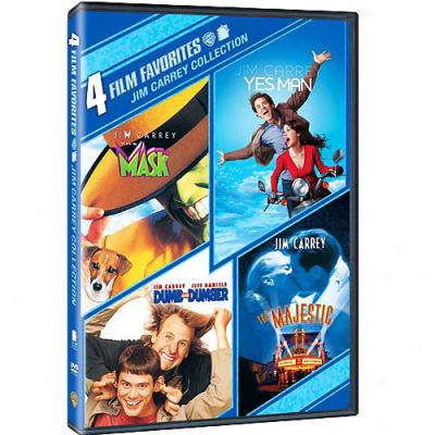 Jim Carrey Collection: 4 Film Favorites - Dumb & Dumber / The Mask / Yes Man / The Majestic (widescreen)