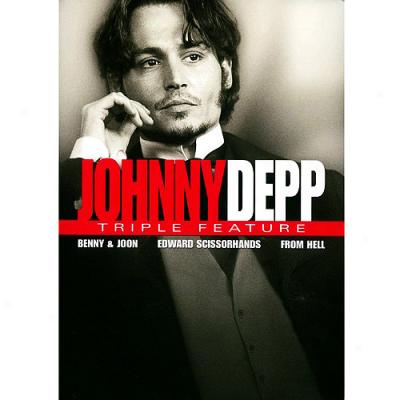 Johnny Depp Triple Feature: Benny & Joon / Edward Scissorhands / From Hell (widescreen)