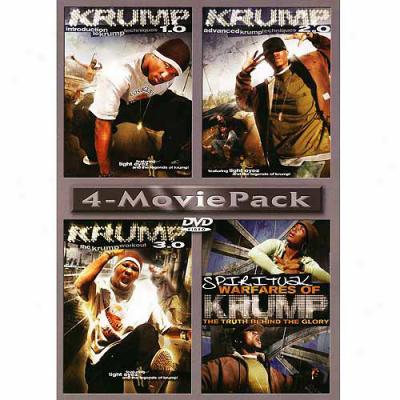 Krump eTchniques 1.0 / Krump Techniques 2.0 / Krump Techniqued 3.0 / Spiritual Warfares Of Krump (4-pack)