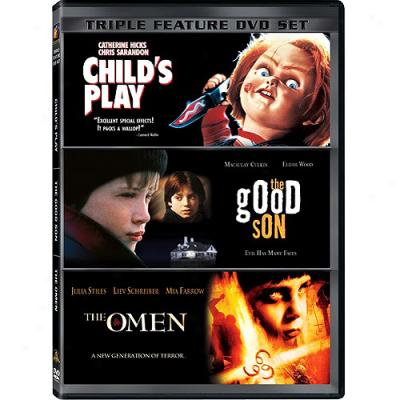 Little Terrors Triple Feature: Child's Play / The Good Son / The Omen (2006) (widescreen)