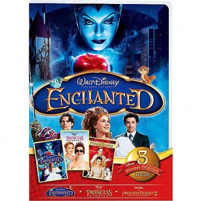 Live-action Princess 2010 3-pack: Enchanted / Princess Diaries 1 / Princess Diaries 2 (full Frame )