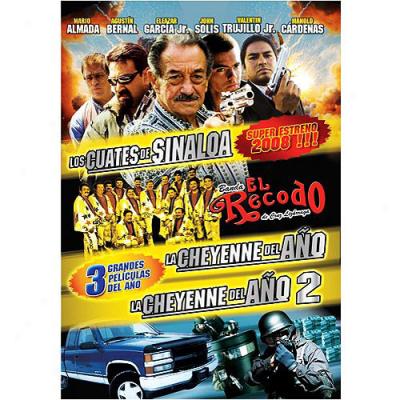 Los Cuates De Sinaloa / La Cheyenne Del Ano / La Cheyenne Del Ano 2 (3 Grandes Peliculas) (spanish)