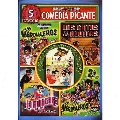 Los Verduleros / Los Gatos De Las Azoteas / Perico El De Los Palotes / La Ruletera / Los Verduleros Parte 2 (5-peliculas De Comedia Picante)