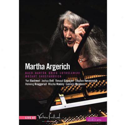 Martha Argerich: Live At Verbier Festival - Bach / Mozart / Grieg / Bartok / Lutoslawski / Shostakovich (widescreen)