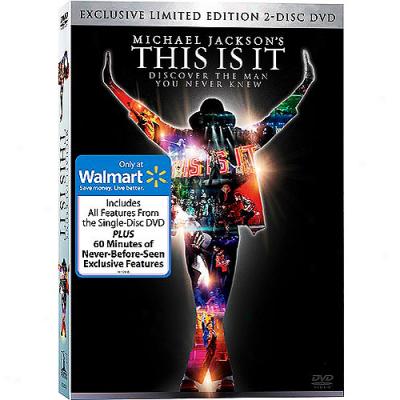 Micael Jackson's This Is It (limited Edition 2-fisc) (exclusive)/ (anamorphic Widescreen)