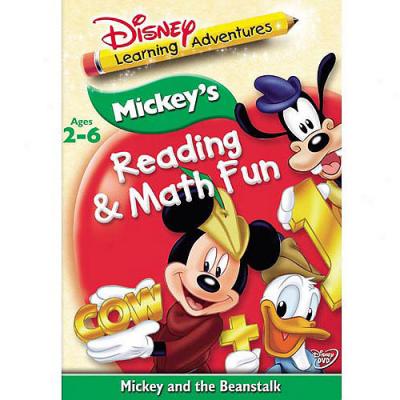 Mickey's Reading & Math Fun: Mickey And The Beanstalk