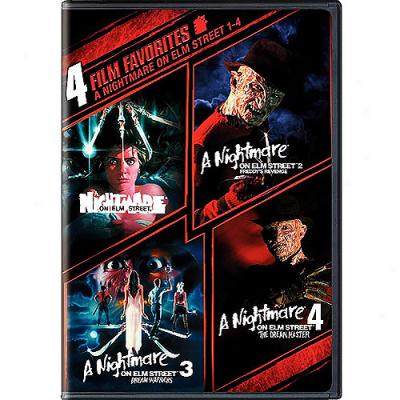 Nightmare On Elm Street 1-4: 4 Film Favorites (widescreen)