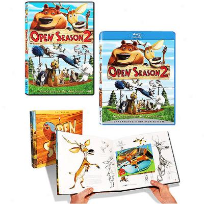 Open Season 2 Movie W/ Bonus Art Of Open Season (book)