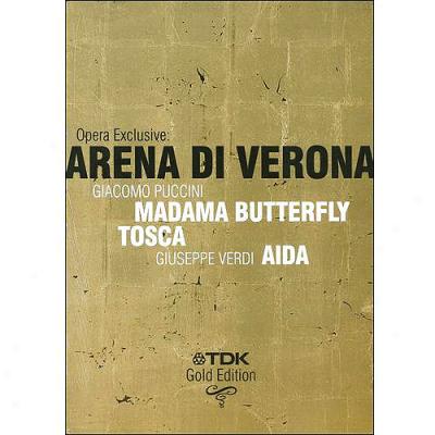 Opera Exclusive: Arena Di Verona - Madama Butterfly / Tosca / Aida