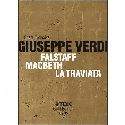 Opera Exclusive: Giuseppe Verdi - Falstaff / Macbeth / La Traviata (widescreen)