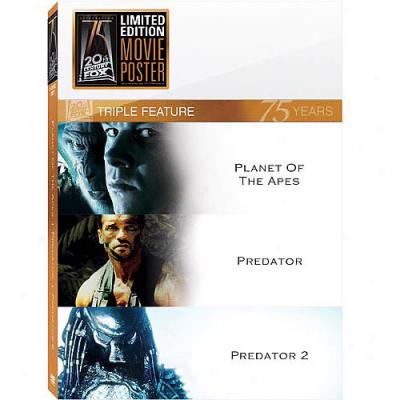 Planet Of The Apes / Predator / Predator 2 (triple Cast of the face) (widescreen)