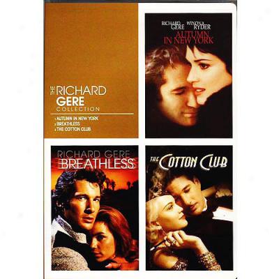 Richard Geree Triple Feature: Breathless / Autumn In New York / The Cotton Club (widescreen)