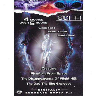 Sci-fi: Creature / Phantom From Space / The Disappearance Of Flight 412 / The Day The Sky Exploded