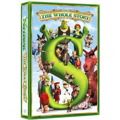 Shrek: The Whole Story Quadrilogy - Shrek / Shrek 2 / Shrek The Third / Shrek Forever After (widescreen)