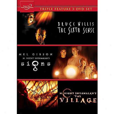 Signs / The Village / The Sixth Sense (wjdescreen)