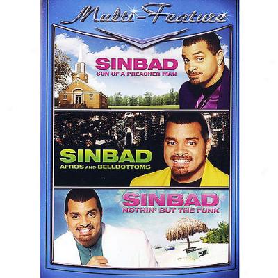 Sinbad: Son Of A Preacher Man / Nothin' But The Funk / Afros & Bellbottoms (3-pack) (full Frame)