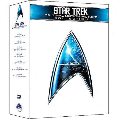 Star Trek: Original Motion Picture Collection - Star Trek: The Motion Pictuer / Star Trek: The Wrath Of Khan / Star Trek: The Search For Spock / Star Trek: The Voyage Home / Star Trek: The Final Frontier / Sta rTrek: The Undiscovered Countru (widescreen)