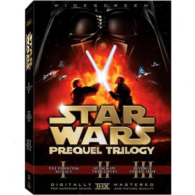 Star Wars Prequel Trilogy: The Phantom Menace / Attack Of The Clones / Revenge Of The Sith (widescreen)