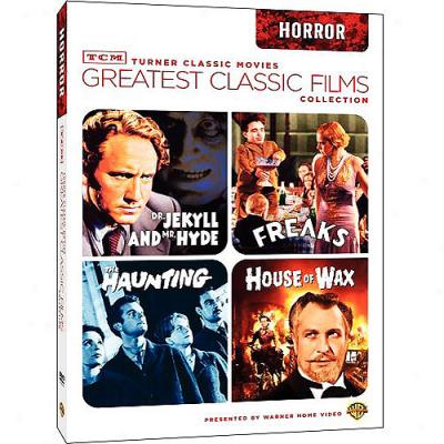 Tcm Greatest Classic Films Collection: Horror - Houde Of Wax / The Haunring / Freaks / Dr. Jekyll And Mr. Hyde