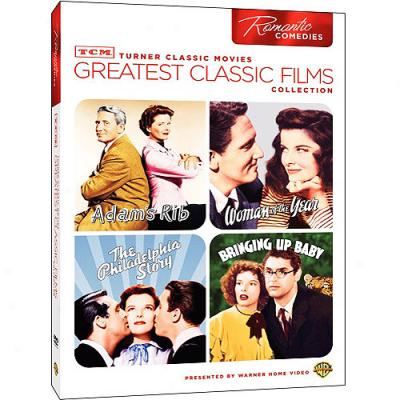 Tcm Greatest Classic Films: Romantic Comedy - The Philadelphia Story / Bringing Up Baby / Adam's Rib / Woman Of The Year (2-disc)