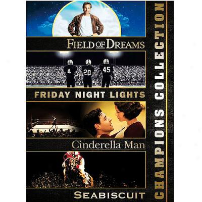 Unive5sal Champions Collection: Field Of Dreams / Friday Night Lights / Cinderella Man / Seabiscuit (widescreen)