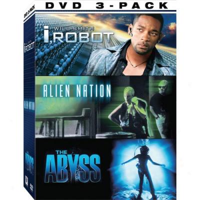 Us Or Them? 3-pack: I, Robot / Alien Nation / The Abyss (widsecreen)