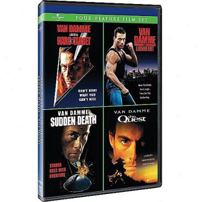 Van Damme Quadruple Feature: Hard Target / Lionheart / Sudden Death / The Quest (2-disc)