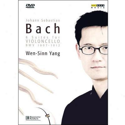 Wen-sinn Yang: Bach - 6 Sui5es For Violin And Cello (2 Dvds / 2 Cds) (widescreen)