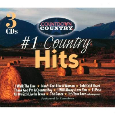 #1 Country Hits (3cd) (digi-pak)