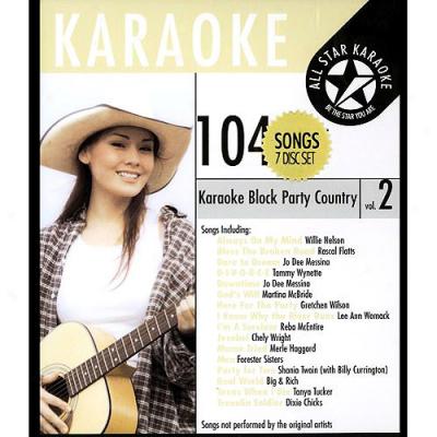 All Star Karaoke: Block Party Country, Vol2 (7 Disc Box Set)