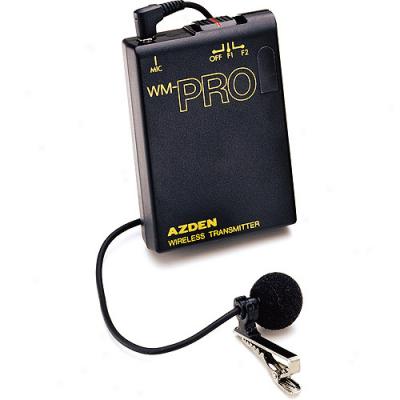 Azden Pro Series Wirelwss Lavaliere Microphone And Transmitter