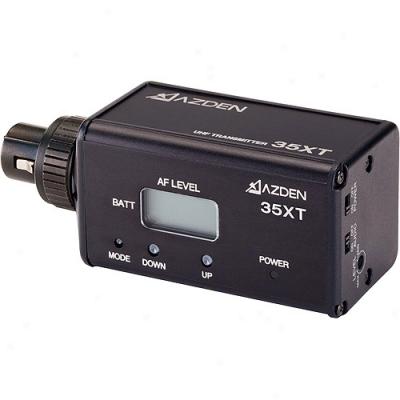 Azden Wireless Uhf Xlr Plug-in Transmitter