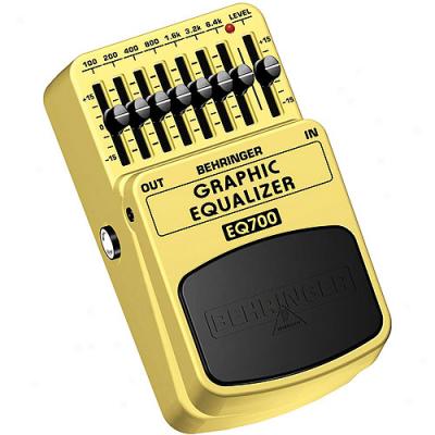 Behringer Eq700 7-and Grahpic Equalizer Guitar Effectz Pedal