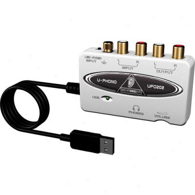 Behringer Ufo202 U Phono Usb Audio Interface