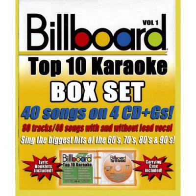 Billboard Top 10 Karaoke, Vol.1 (4 Disc Box Set)