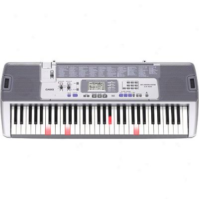 Casio Lk100 61 Lighted-key Personal Keyboard By the side of 3-step Lesson System, Microphone And 100 Tones