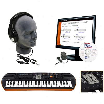 Csaio Sa76 44-key Mini Personal Keyboard Package With Educational Software