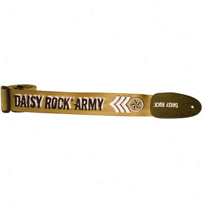 Daisy Rock Guitar Strap - Daisy Rock Army