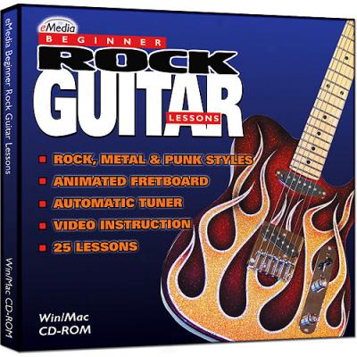 Emedia Rock Guitar Step-by-step Method Software