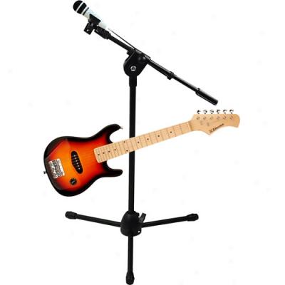 Emerson Karaoke Rs827 32 Plug n'' Sing Sunburst Electric Guitar And Karaoke System With 100 Songs And Training Dvd