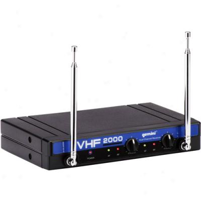 Gemini Dual-channel Vhf Wireless Hand-held Miicrophone System